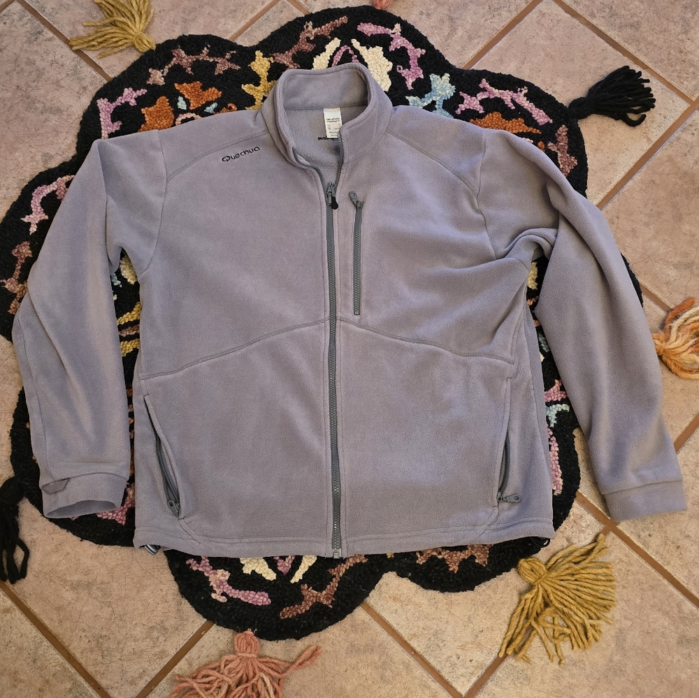 Quechua Grey Fleece Jacket